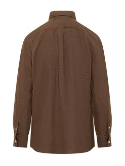 Long-Sleeve Linen Shirt