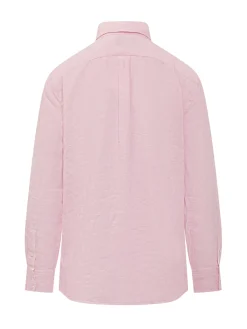 Long-Sleeve Linen Shirt