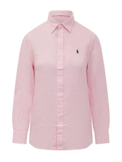 Long-Sleeve Linen Shirt