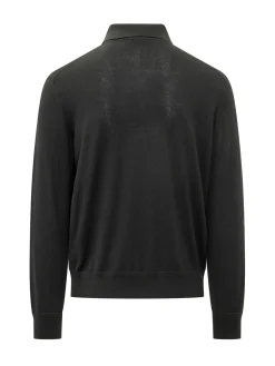 Long Sleeve Polo with Buttons