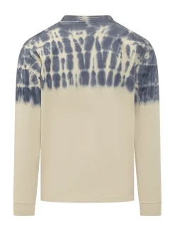 Long Sleeve Top with Anchor Ribbon Print