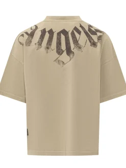 Loose T-shirt with Neck Logo