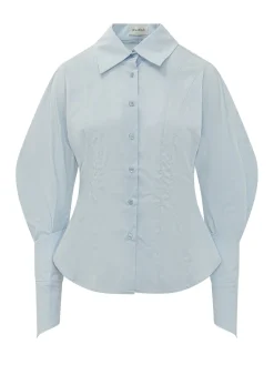 Lovely Shirt with Collar and Buttons and Wide Sleeves