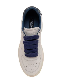 Low-Top Nappa Sneakers with Side Logo
