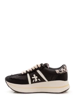 Low Top Sneakers with Contrast Panels