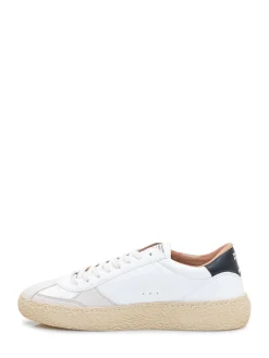 Low Top Sneakers with Laces and Side Panels