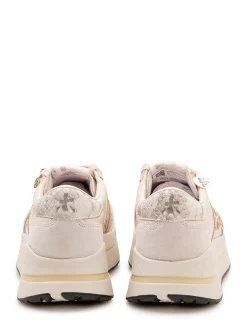 Low Top Sneakers with Laces and Logo Detail