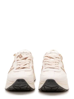 Low Top Sneakers with Laces and Logo Detail