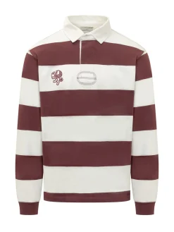 Manchester Striped Polo with Collar