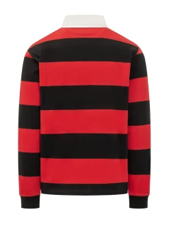 Manchester Striped Polo with Collar
