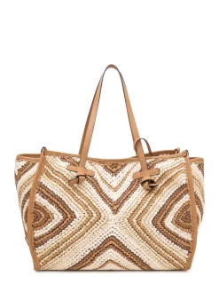 Marcella Woven Fabric Tote Bag