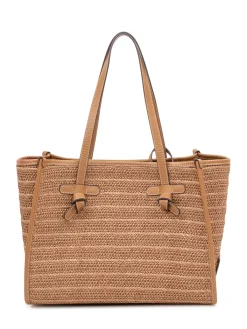 Marcella Woven Tote Bag with Double Handles