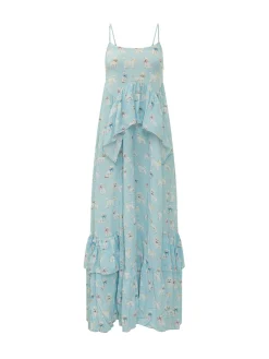 Maxi Dress with Dog Print