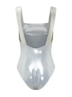 Metallic Lycra One-Piece Swimsuit