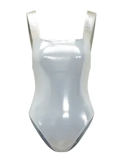 Metallic Lycra One-Piece Swimsuit