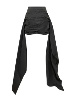 Mini Skirt with Draped Panels