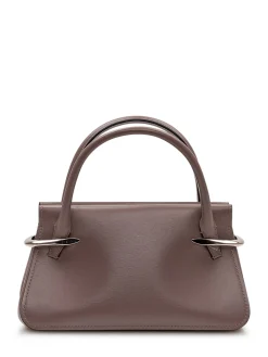 Mini Top Handle Bag in Leather