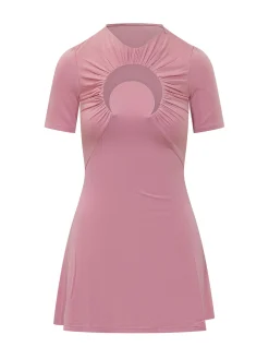Moon Hole Mini Dress