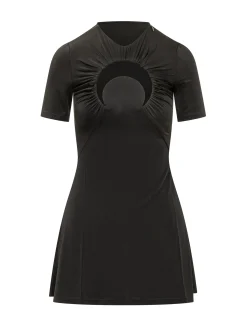Moon Hole Mini Dress