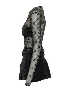 Moonogram Mini Dress