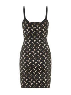 Moon Print Mini Dress