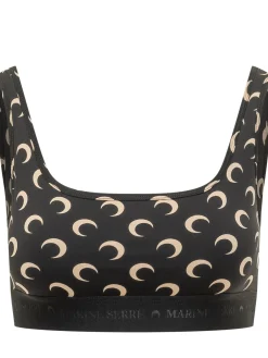 Moon Sports Bra with Logo Band