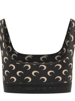 Moon Sports Bra with Logo Band