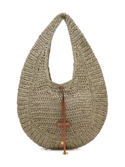 Nefeli Woven Bag with Drawstring