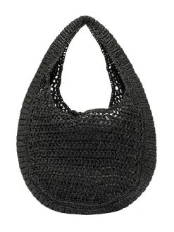 Nefeli Woven Hobo Bag