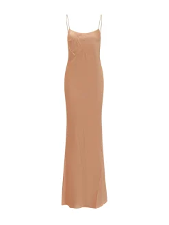 Ninfea Long Dress with Thin Straps