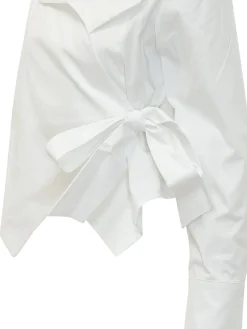 Nora Shirt with Wide Collar and Wrap Closure