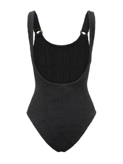 One Piece Swimsuit with Knotted Straps