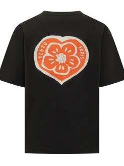 Oversized Heart Print T-shirt