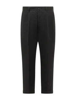 Oversized Trousers with Pleats