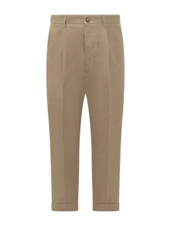 Oversized Trousers with Pleats