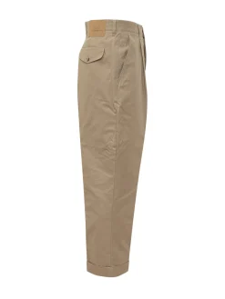 Oversized Trousers with Pleats