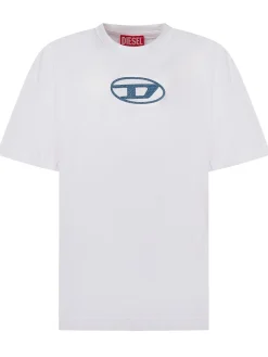 Oversize T-shirt with Embroidered Logo