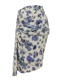Ovia Draped Mini Skirt