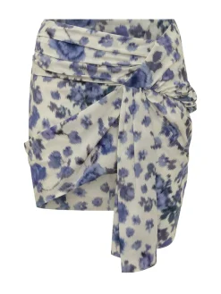 Ovia Draped Mini Skirt