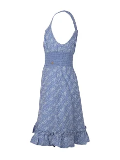 Oxford Tank Dress with Ruffle Hem
