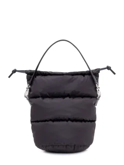 Padded Bucket Bag with Drawstring