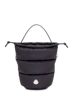 Padded Bucket Bag with Drawstring