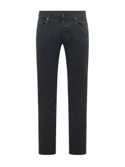 Pantalone Slim con Cinque Tasche