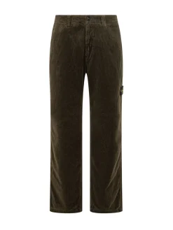 Pantaloni a Coste con Patch
