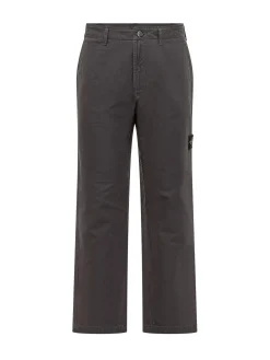 Pantaloni Dritti con Patch
