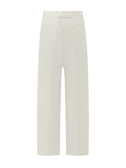 Pants with Pleats and Belt Loops
