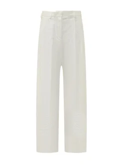Pants with Pleats and Belt Loops