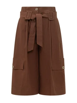 Patricia Bermuda with Belt and Cargo Pockets