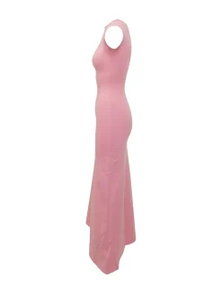 Pearl Logo Sleeveless Midi Dress
