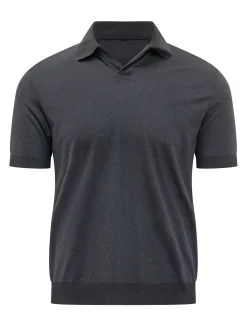 Pierre Knitted Polo with Short Sleeves